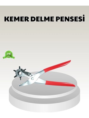 Belle Fusion Mey Ithalat® 6 Başlıklı Kemer Delme Pense Paslanmaz Çelik Çok Amaçlı