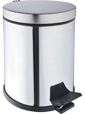 Belle Fusion Mey Ithalat® Onno Parlak Pedallı Çöp Kovası 5 Lt