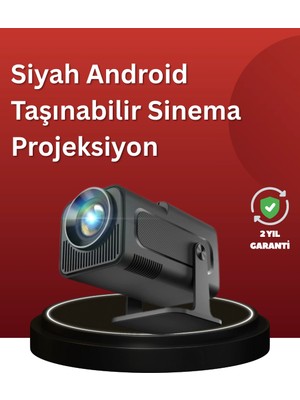 Belle Fusion Mey Ithalat® Uzun Ömürlü Lamba ve Dahili Hoparlörlü Ev Sinema Projektörü