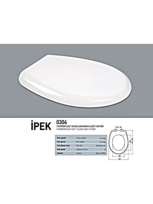 Belle Fusion Mey Ithalat® Nkp Ipek Amortisörlü+Tak Çıkar Klozet Kapağı