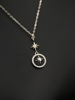 Kutup Yıldızı 925 Ayar Gümüş Kolye