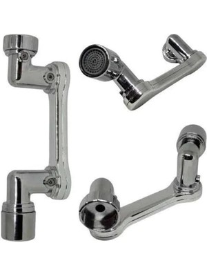 Belle Fusion Mey Ithalat® Her Yere Dönebilen Tasarruflu Mutfak Musluk Başlığı Ucu Musluk Ucu Oynar Başlıklı