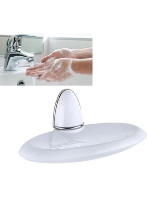 Belle Fusion Mey Ithalat® Lüks Milenyum Sabunluk Dekoratif Beyaz Sabun Tutucu Stand
