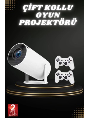 Belle Fusion Mey Ithalat® Taşınabilir Android Projeksiyon Ayaklı Çift Kollu 4K Çözünürlüklü Sinema Projeksiyonu