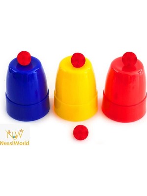 Belle Fusion Mey Ithalat® Renkli Kupalar ve Toplar Sihirbazlık Seti - Başlangıç Seviyesi Sihir Malzemesi