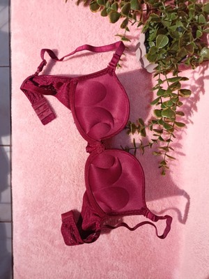 Destekli Sütyen Bordo