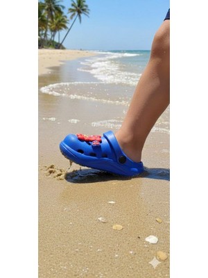 Rungo Çocuk Cross Terlik Plaj/bahçe/sahil/ev Terliği Anatomik Confort