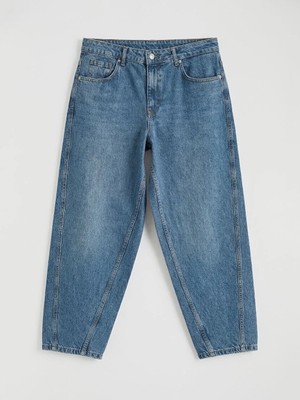 LC Waikiki Lcw Jeans Indigo Barrel Fit Kadın Jean Pantolon