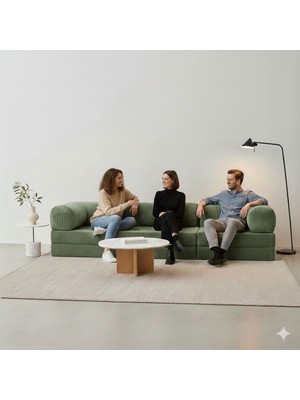 Dechome 300 X100 Modüler Sünger Kanepe ve Yatak | 22 Dns | Taşınabilir, Yatak Olabilen |