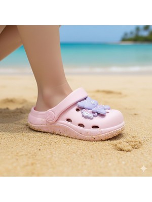 Rungo Çocuk Cross Terlik Plaj/bahçe/sahil/ev Terliği Anatomik Confort