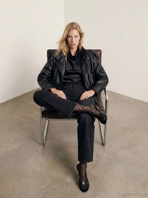 LC Waikiki Lcw Vision Siyah Straight Fit Taşlı Kadın Jean Pantolon