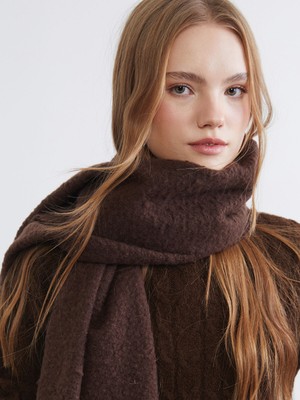 Lc Waikiki Yeni Sezon Püsküllü Kadın Atkı