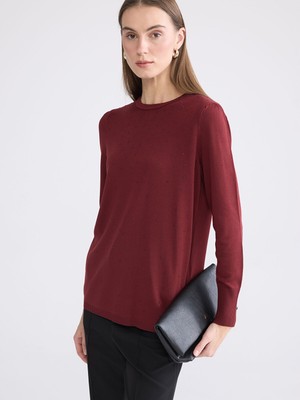 Lc Waikiki Yeni Sezon Bisiklet Yaka Taşlı Kadın Triko Kazak