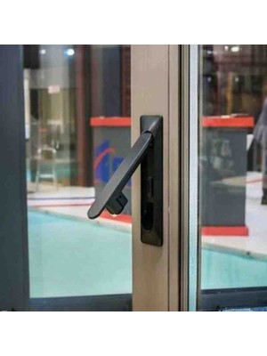 Mücevher Yapı Cam Balkon Kanat 8mm Alüminyum Kol Profil Aparatı Bronz Renk (Açıklamayı Okuyarak Ölçünüzü Belirtiniz)