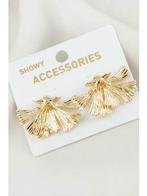 Marsilyan Yaprak Metal Küpe