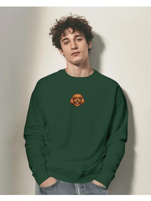 Muhtar Store Kadın Poodle Baskılı Oversize Sweatshirt – Sevimli Patili Dost Tasarımı