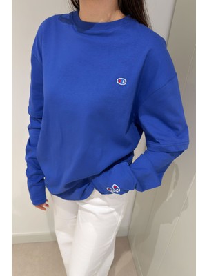 Magarde Parça Kollu Basic Sweat- Saks
