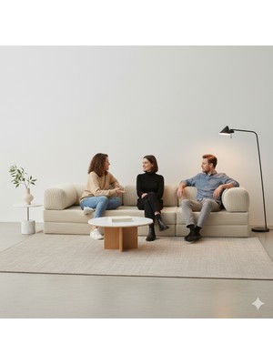 Dechome 300 X100 Modüler Sünger Kanepe ve Yatak | 22 Dns | Taşınabilir, Yatak Olabilen |