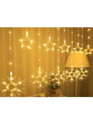 Calperia Kar Tanesi Perde LED