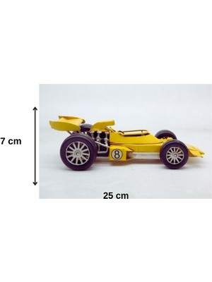 Calperia Dekoratif Metal Yarış Arabası