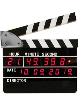 Calperia Saat Klaket Digital Elektronik Masa ve Duvar Saati Hediyelik