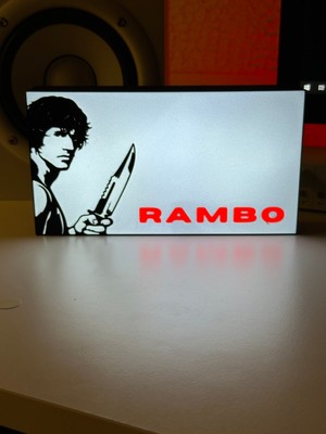 Gişe Arts Masa Lambası - Rambo Adaptörlü Dekoratif & Hediyelik Lamba