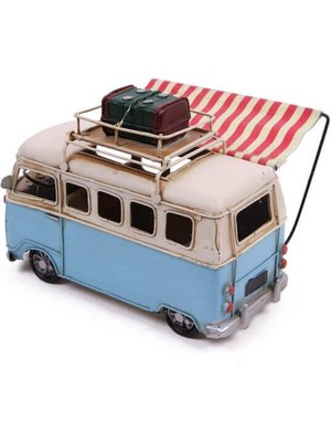 Calperia Dekoratif Metal Minibüs Çerçeveli, Kalemlik Tenteli