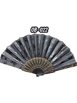 Calperia Plastik Kumaş Yelpaze 12'li OB-022