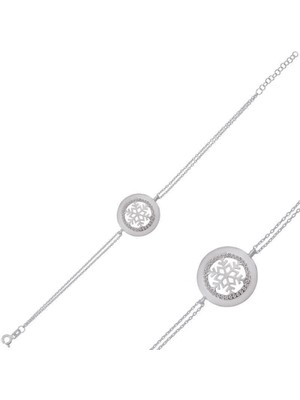 Calperia 925 Ayar Gümüş Kar Tanesi Bileklik