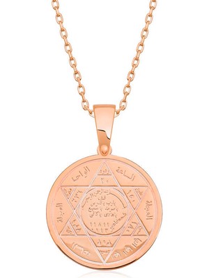 Calperia ​925 Ayar Gümüş Süleyman Mührü Gümüş Kolye