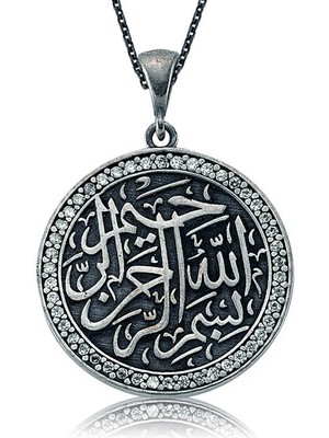 Calperia Gümüş Besmele-I Şerif Bayan Kolye