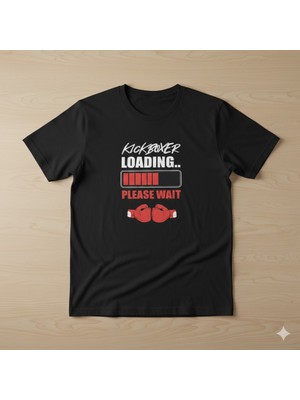 Texrium Boks Tasarımlı " Boxing Is My Theraphy " Baskılı Unisex Pamuklu T-Shirt