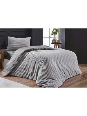 Merinos Eternity Fitilli 3’lü Tek Kişilik Kadife Nevresim Seti