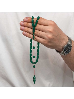 Calperia Sıkma Kehribar Tesbih