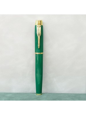 Calperia Yeşil Metal Roller Kalem