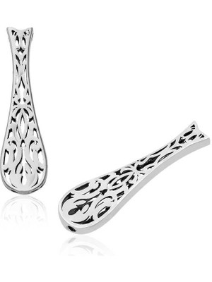 Calperia 925 Ayar Gümüş Lale Desenli Tesbih Imamesi