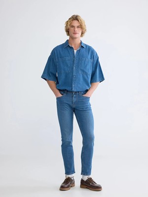 LC Waikiki Lcw Jeans Indigo 750 Slim Fit Erkek Jean Pantolon