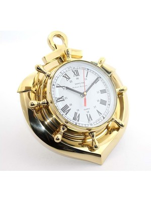 Calperia Pirinç Çapa Tasarımlı Dümenli Saat