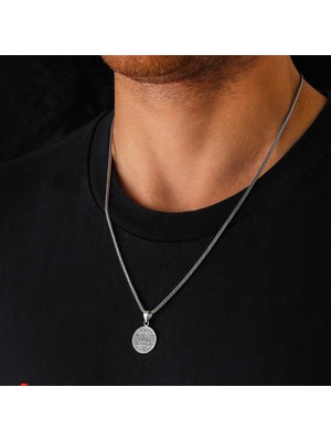 Calperia Gümüş Süleyman Mührü Kolye