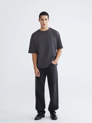 LC Waikiki Xsıde Siyah Baggy Fit Erkek Jean Pantolon