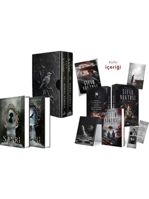 Ephesus Yayınları Saka ve Sanrı Ikili Kutu Ciltli ve Sıfır Noktası 3 Ateş Sarmalı Kutulu Ciltli
