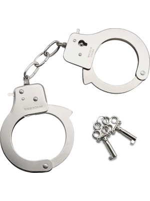 Calperia Parti Aksesuar Anahtarlı Oyuncak Metal Kelepçe Polis Kelepçesi