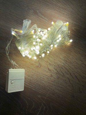 Calperia 10M 100 LED Damla Uçlu Gün Işığı Şeffaf Kablo