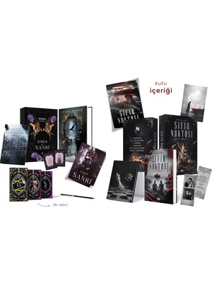 Ephesus Yayınları Saka ve Sanrı Tek Kitaplık Hediyeli Kutu ve Sıfır Noktası 3 Ateş Sarmalı Kutulu Ciltli
