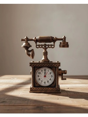 Marsilyan Minimal Tasarımlı Masa Saati Alarm Özellikli Şık Model