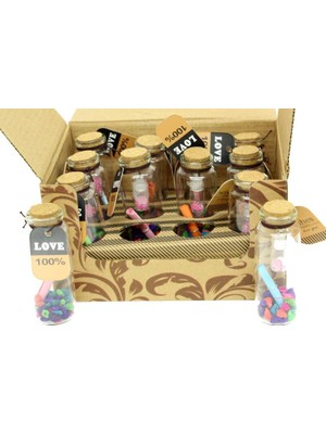 Calperia Dilek Şişesi 12'li Paket Hediyelik