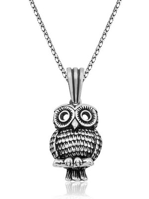 Calperia ​925 Ayar Gümüş Baykuş Kolye