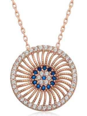 Calperia ​925 Ayar Gümüş Nazar Kadın Gümüş Kolye