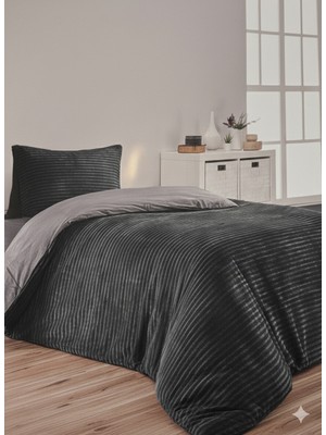 Merinos Eternity Fitilli 3’lü Tek Kişilik Kadife Nevresim Seti