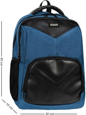 Calperia Laptop Bölmeli Günlük Okul Sırt Çantası